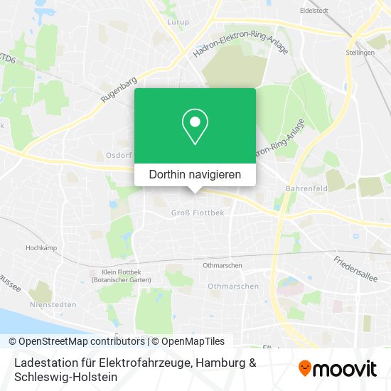 Ladestation für Elektrofahrzeuge Karte