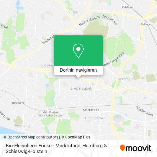 Bio-Fleischerei Fricke - Marktstand Karte