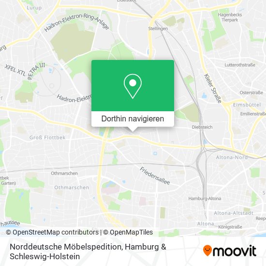 Norddeutsche Möbelspedition Karte