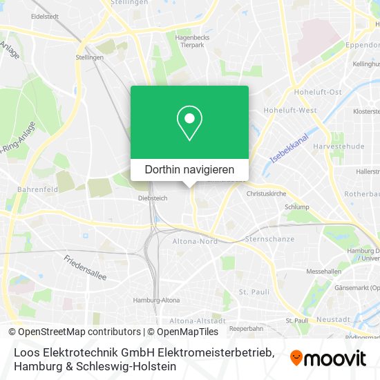 Loos Elektrotechnik GmbH Elektromeisterbetrieb Karte