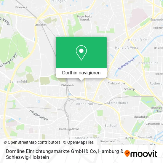 Domäne Einrichtungsmärkte GmbH& Co Karte