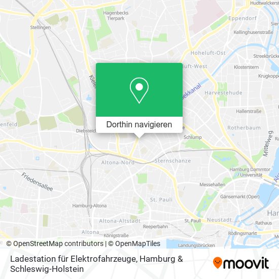 Ladestation für Elektrofahrzeuge Karte