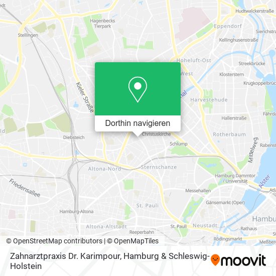Zahnarztpraxis Dr. Karimpour Karte
