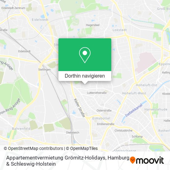 Appartementvermietung Grömitz-Holidays Karte