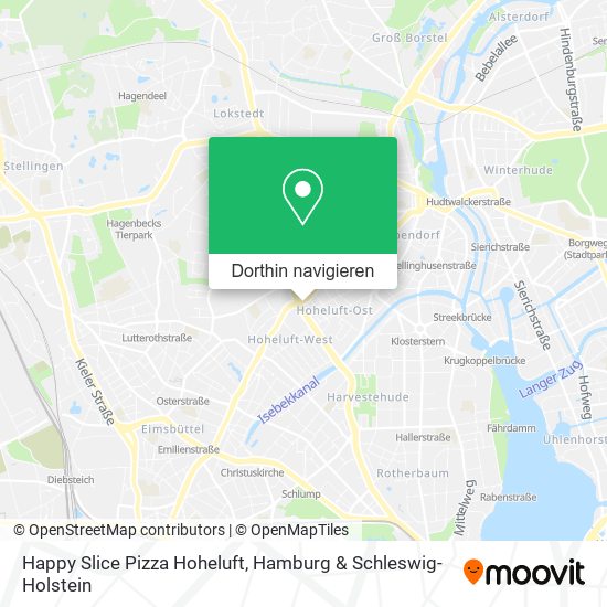 Happy Slice Pizza Hoheluft Karte