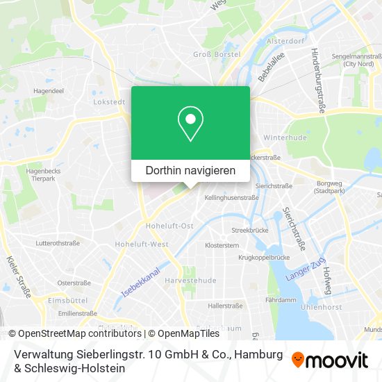 Verwaltung Sieberlingstr. 10 GmbH & Co. Karte