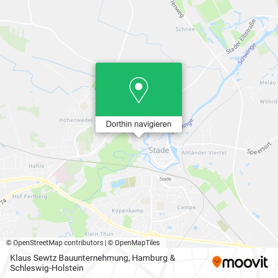 Klaus Sewtz Bauunternehmung Karte