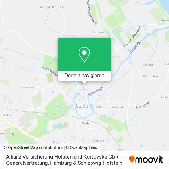 Allianz Versicherung Holsten und Kurtovska GbR Generalvertretung Karte