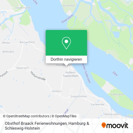 Obsthof Braack Ferienwohnungen Karte