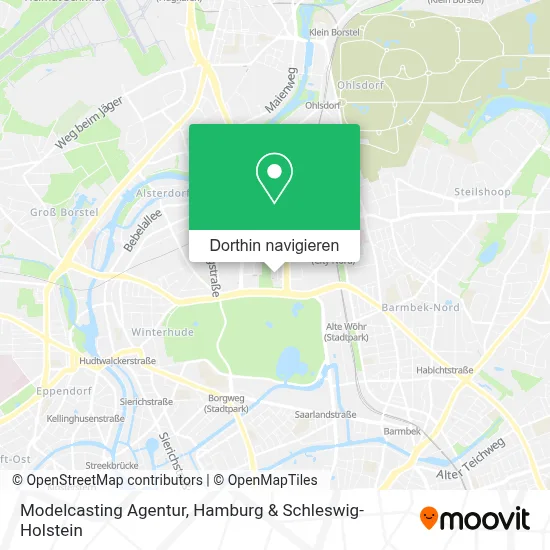 Modelcasting Agentur Karte