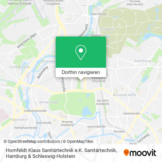 Homfeldt Klaus Sanitärtechnik e.K. Sanitärtechnik Karte