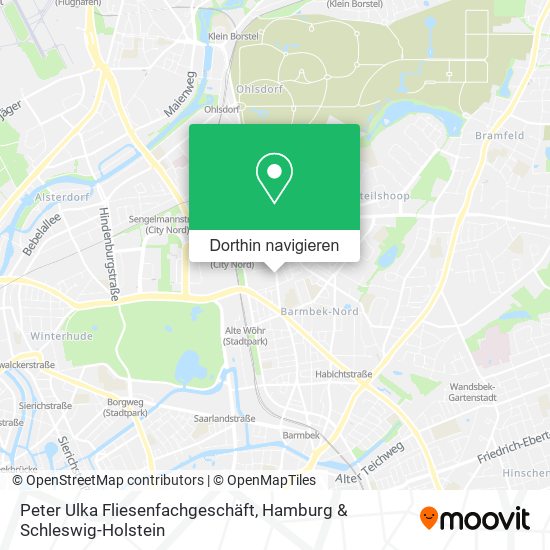 Peter Ulka Fliesenfachgeschäft Karte