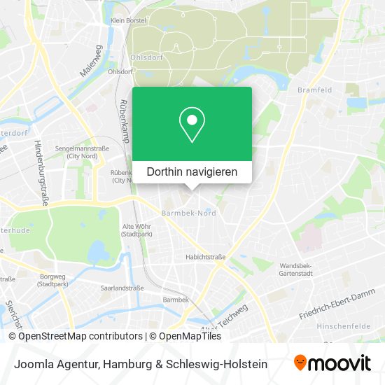 Joomla Agentur Karte