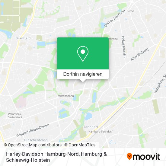 Harley-Davidson Hamburg-Nord Karte