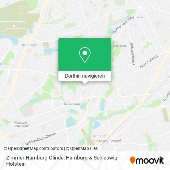 Zimmer Hamburg Glinde Karte