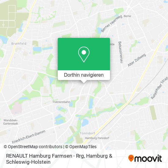 RENAULT Hamburg Farmsen - Rrg Karte