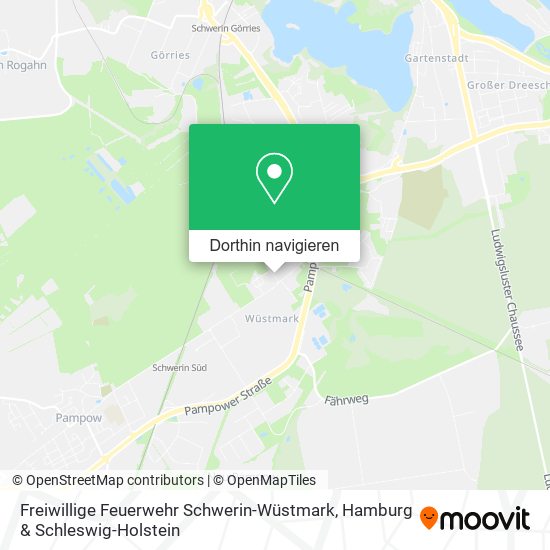 Freiwillige Feuerwehr Schwerin-Wüstmark Karte