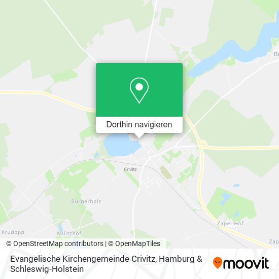 Evangelische Kirchengemeinde Crivitz Karte