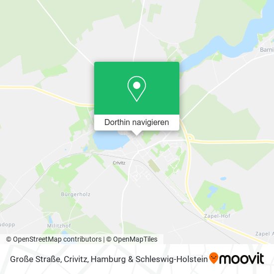 Große Straße, Crivitz Karte