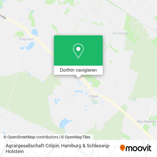 Agrargesellschaft Cölpin Karte