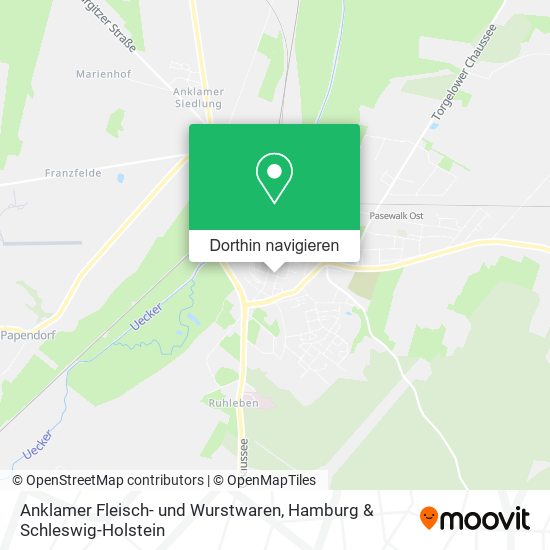 Anklamer Fleisch- und Wurstwaren Karte