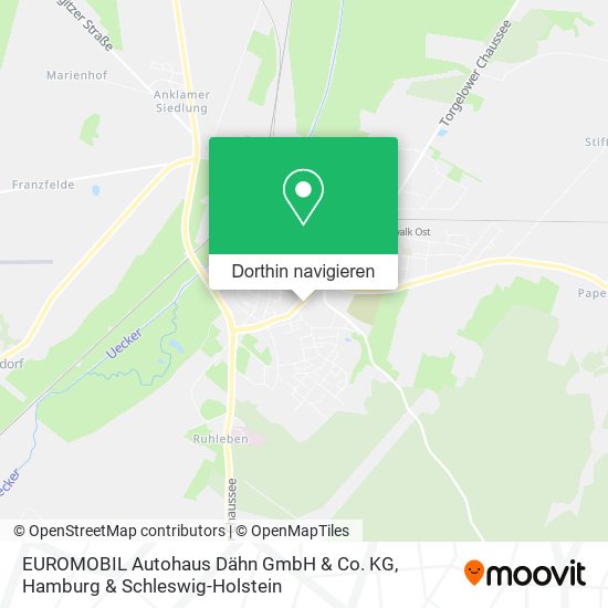 EUROMOBIL Autohaus Dähn GmbH & Co. KG Karte