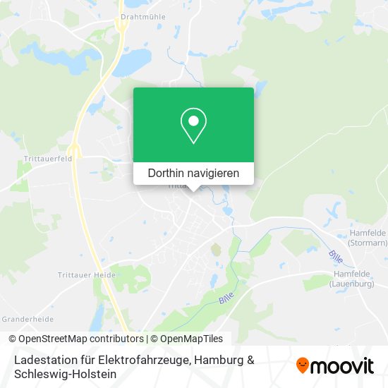 Ladestation für Elektrofahrzeuge Karte