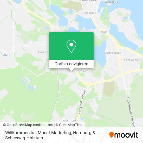 Willkommen bei Manet Marketing Karte