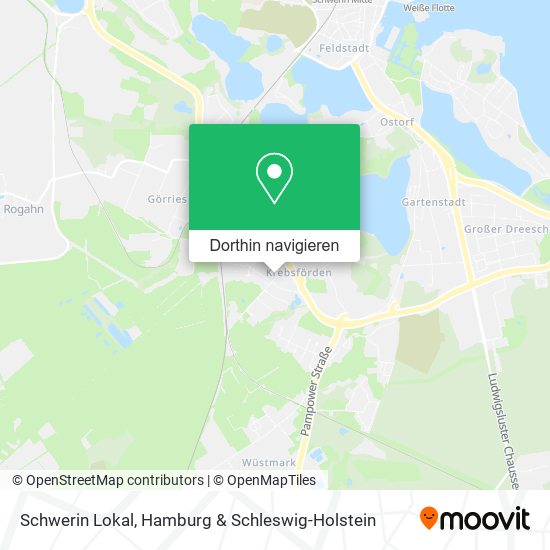 Schwerin Lokal Karte