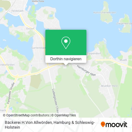 Bäckerei H.Von Allwörden Karte