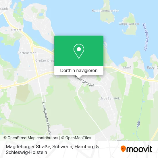 Magdeburger Straße, Schwerin Karte