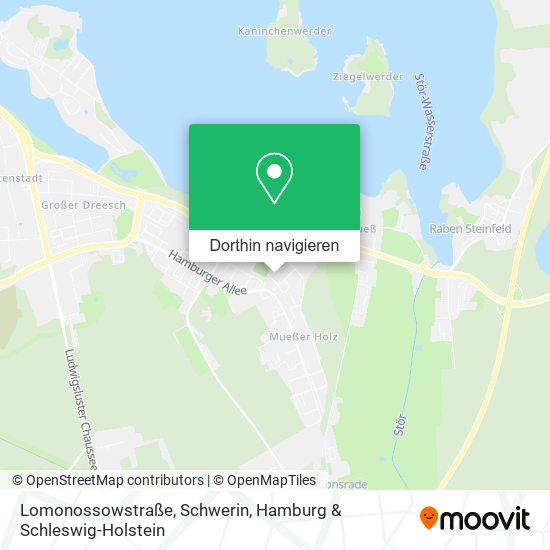 Lomonossowstraße, Schwerin Karte
