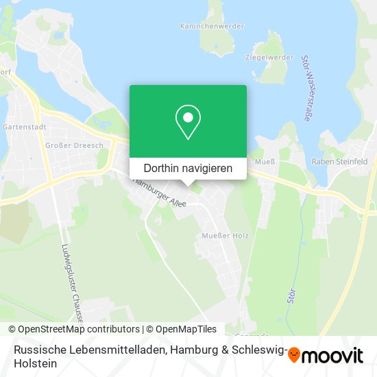 Russische Lebensmittelladen Karte