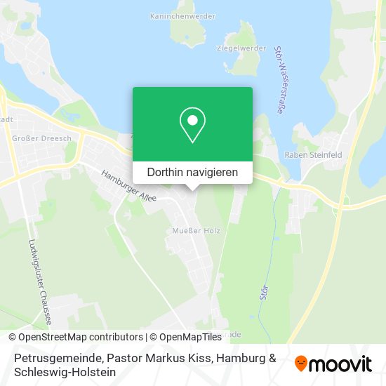Petrusgemeinde, Pastor Markus Kiss Karte