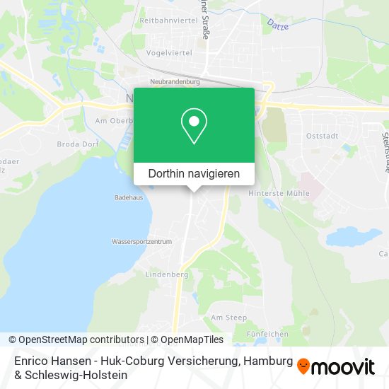Enrico Hansen - Huk-Coburg Versicherung Karte
