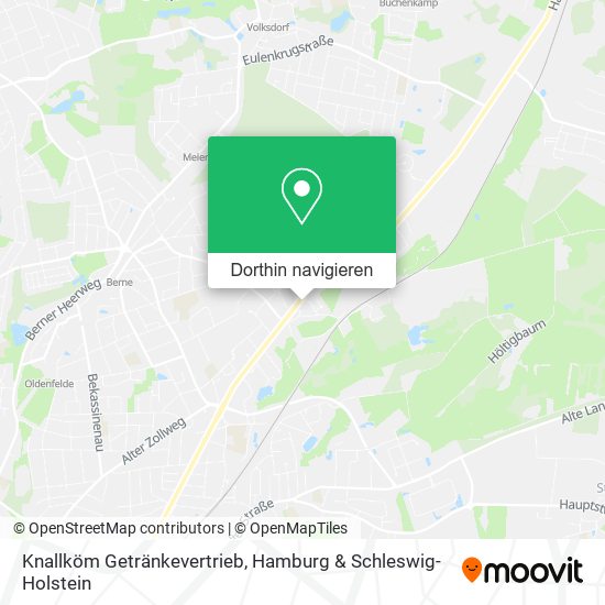 Knallköm Getränkevertrieb Karte