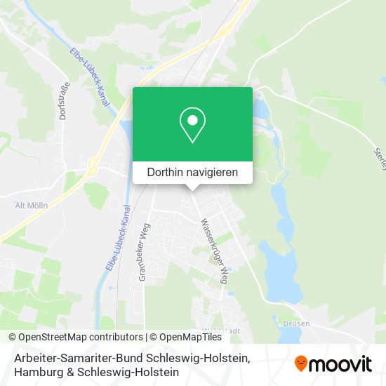 Arbeiter-Samariter-Bund Schleswig-Holstein Karte