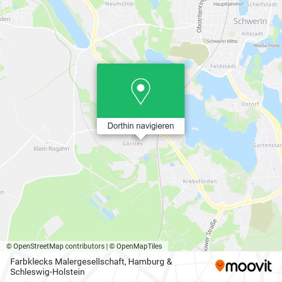 Farbklecks Malergesellschaft Karte