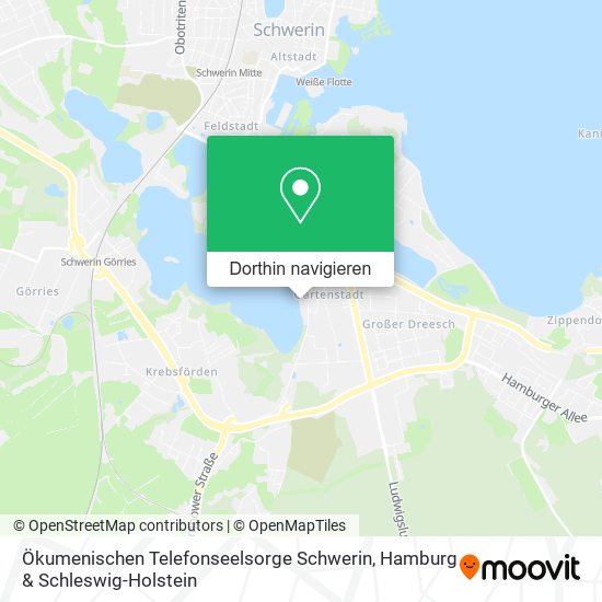 Ökumenischen Telefonseelsorge Schwerin Karte