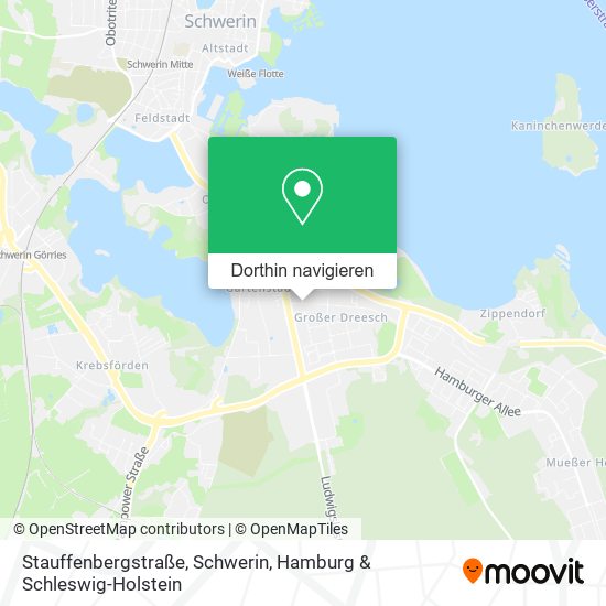 Stauffenbergstraße, Schwerin Karte