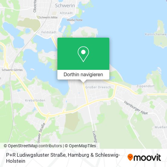 P+R Ludiwgsluster Straße Karte