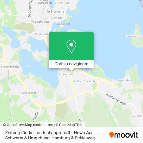 Zeitung für die Landeshauptstadt - News Aus Schwerin & Umgebung Karte