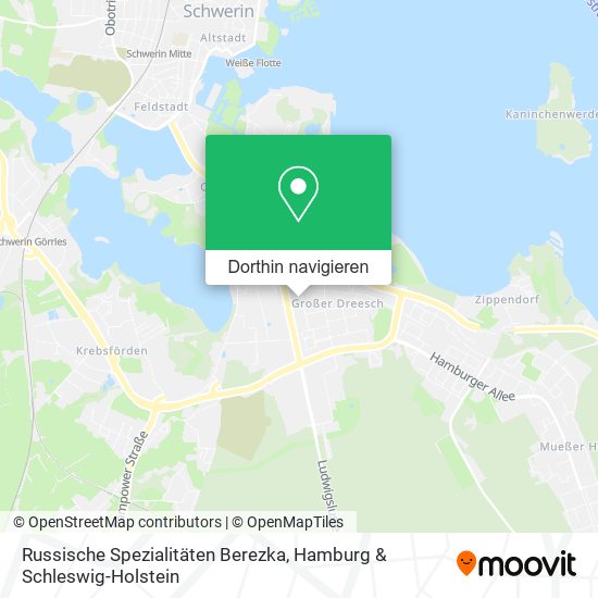 Russische Spezialitäten Berezka Karte