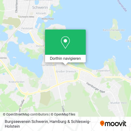 Burgseeverein Schwerin Karte