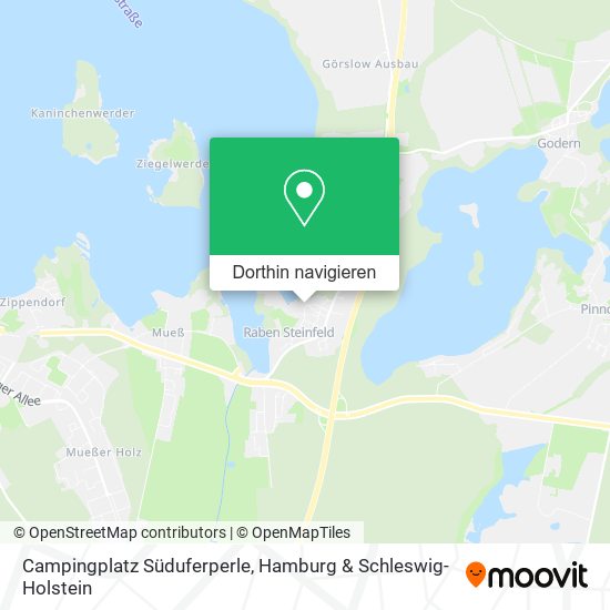 Campingplatz Süduferperle Karte