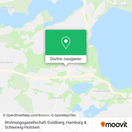 Wohnungsgesellschaft Goldberg Karte