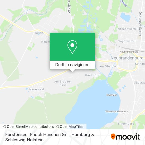 Fürstenseer Frisch Hänchen Grill Karte