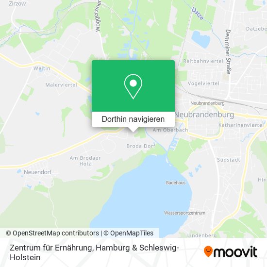 Zentrum für Ernährung Karte