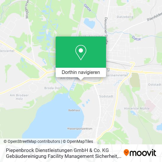 Piepenbrock Dienstleistungen GmbH & Co. KG Gebäudereinigung Facility Management Sicherheit Karte