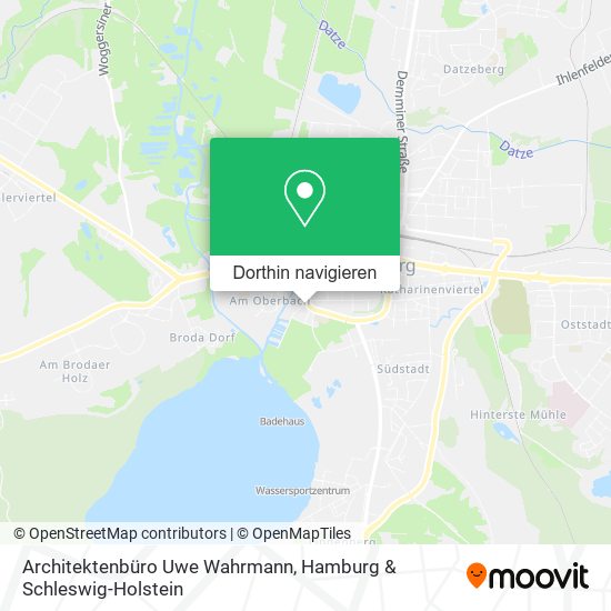 Architektenbüro Uwe Wahrmann Karte